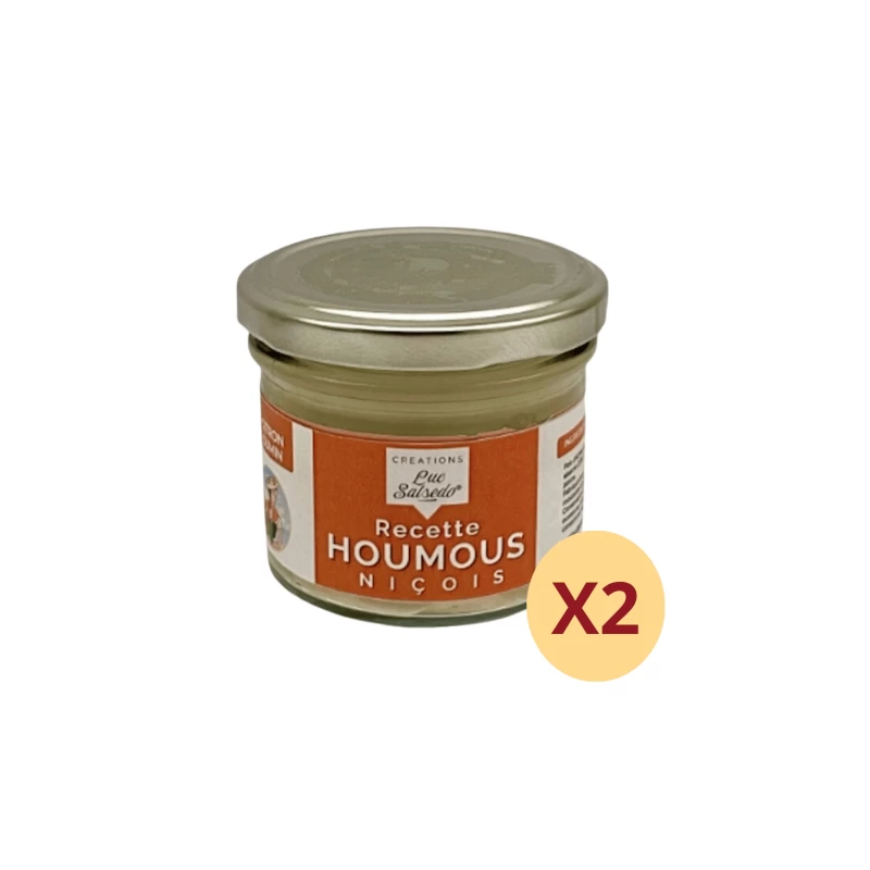Houmous cumin citron x2