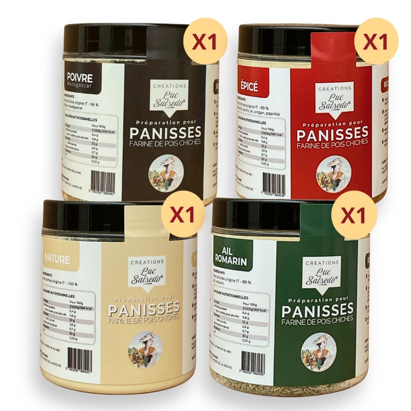 Panisses MIX 4 saveurs 