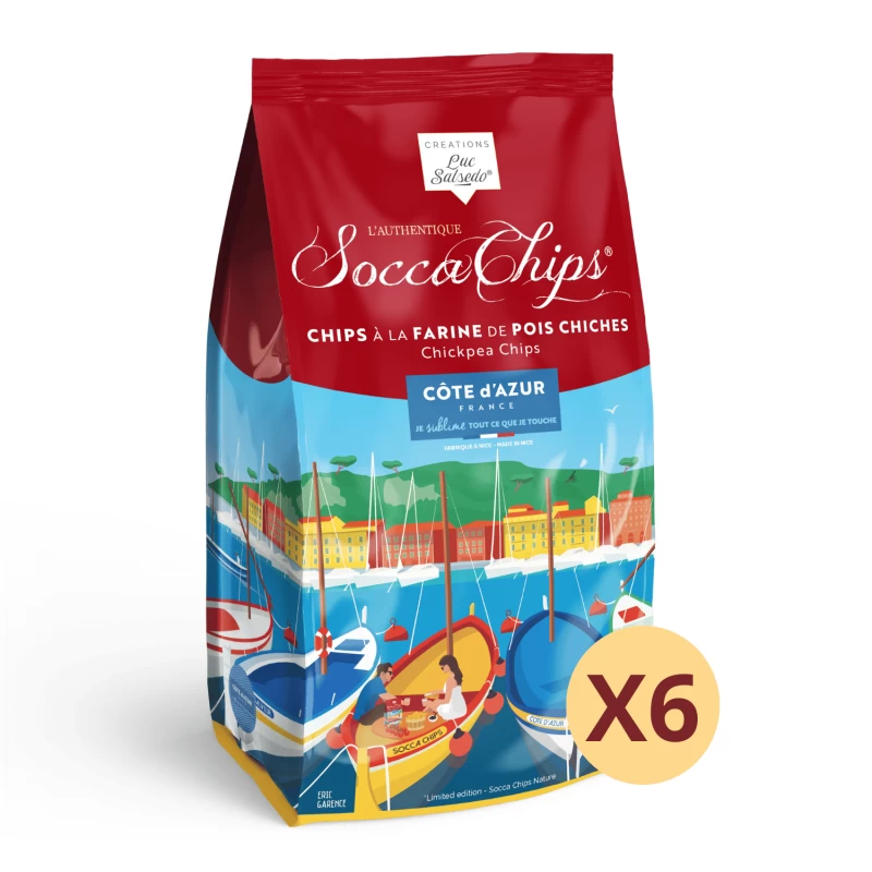 Socca Chips®  ÉDITION LIMITÉE x6