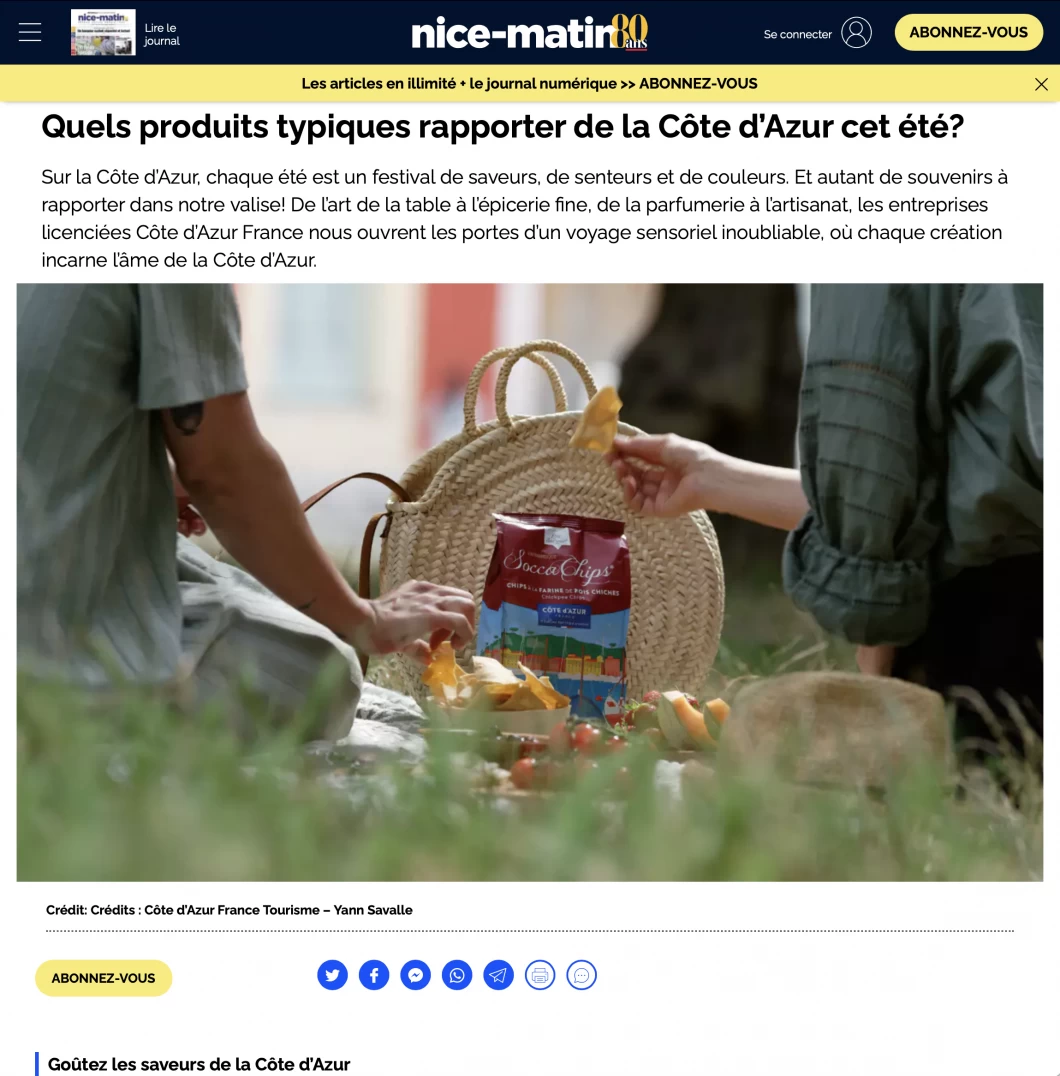 Article Nice Matin 07/07/25