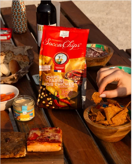 Socca Chips® SPICY x6