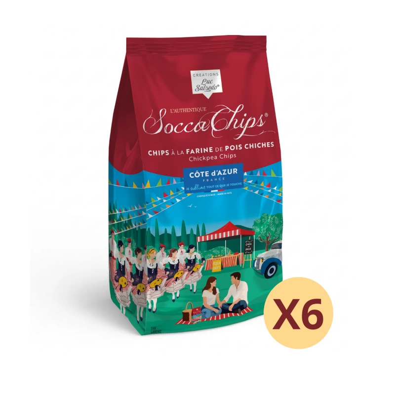 Socca Chips®  ÉDITION LIMITÉE x6