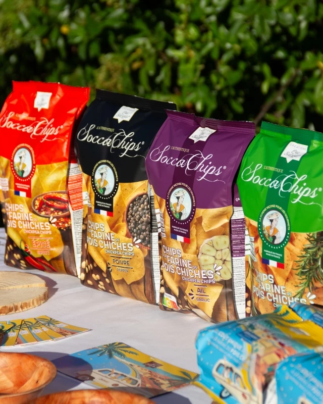Socca Chips® GARLIC x6    